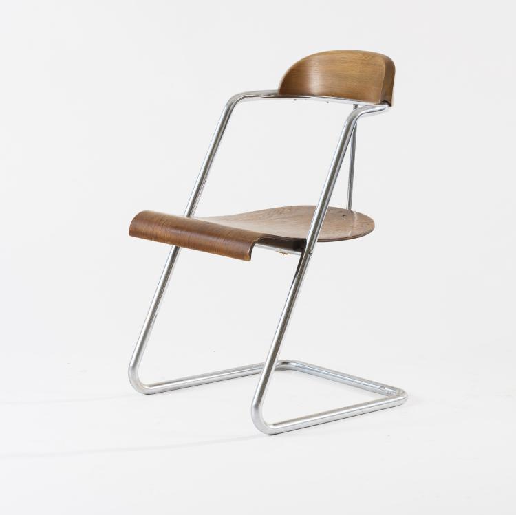 Bild 2 zu Objekt, Armlehnstuhl 'H-138', 1930er Jahre, Jindřich Halabala, Spojene UP Zavody, Hodonin, 155B 303