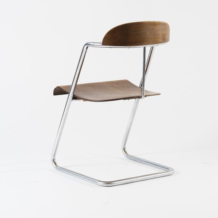 Bild 3 zu Objekt, Armlehnstuhl 'H-138', 1930er Jahre, Jindřich Halabala, Spojene UP Zavody, Hodonin, 155B 303