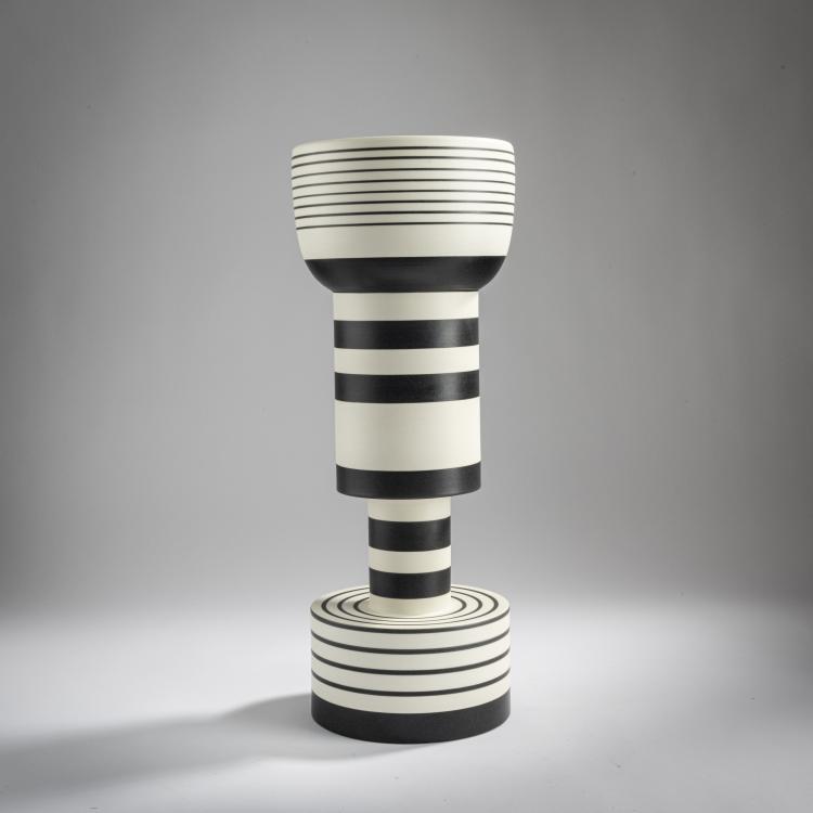 Hauptbild zu Objekt, Vase '502', c. 1959, Ettore Sottsass, Bitossi, Montelupo, 155A 85