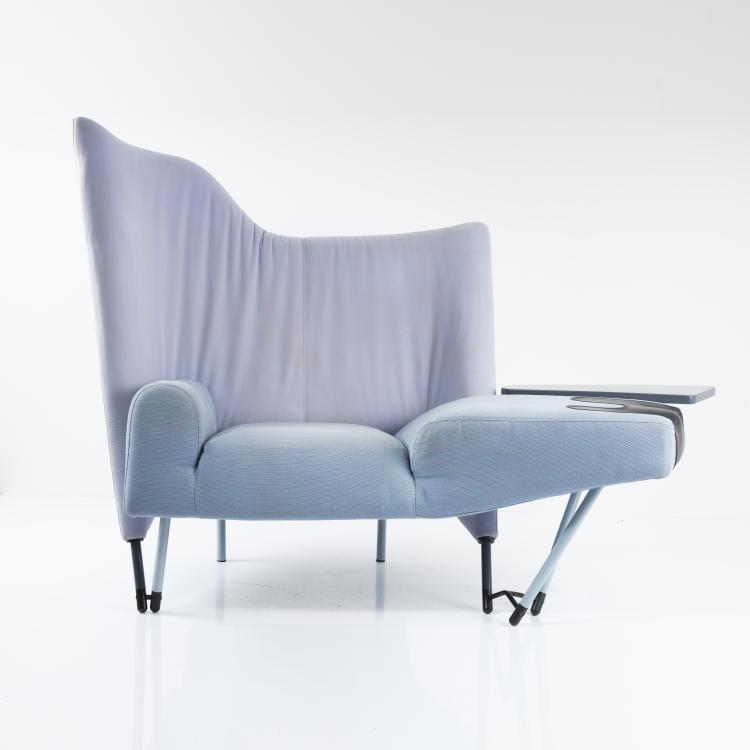 Hauptbild zu Objekt, 'Torso' easy chair with ottoman, 1982, Paolo Deganello, Cassina, Mailand, 155A 229