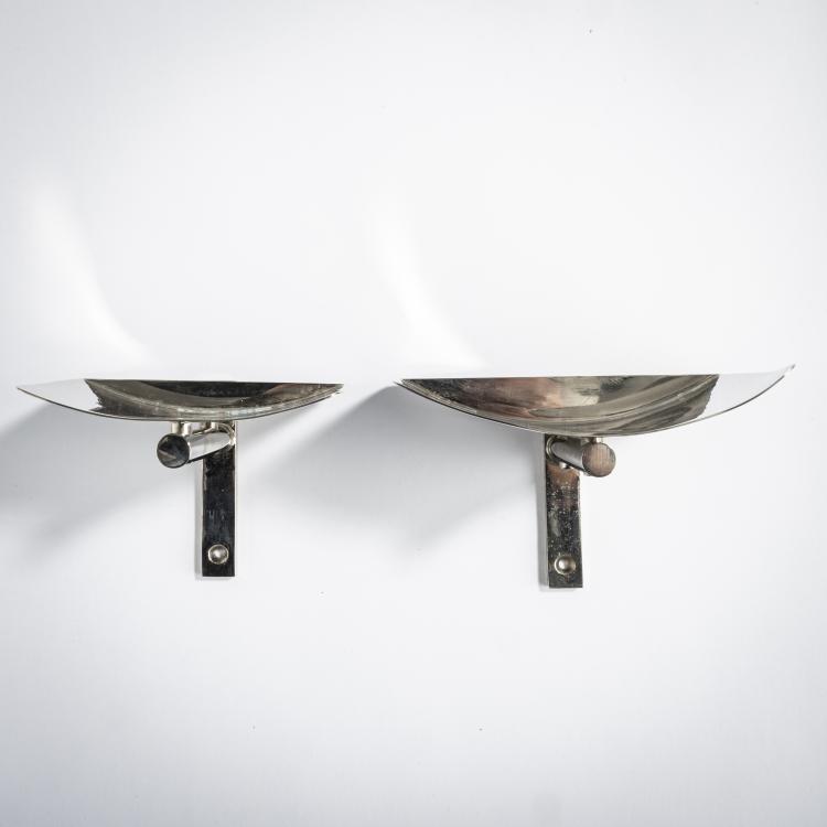 Bild 3 zu Objekt, Zwei Seifenschalen zur Wandbefestigung, 1989, Andr&eacute;e Putman, &Eacute;cart International, Paris, 155B 497