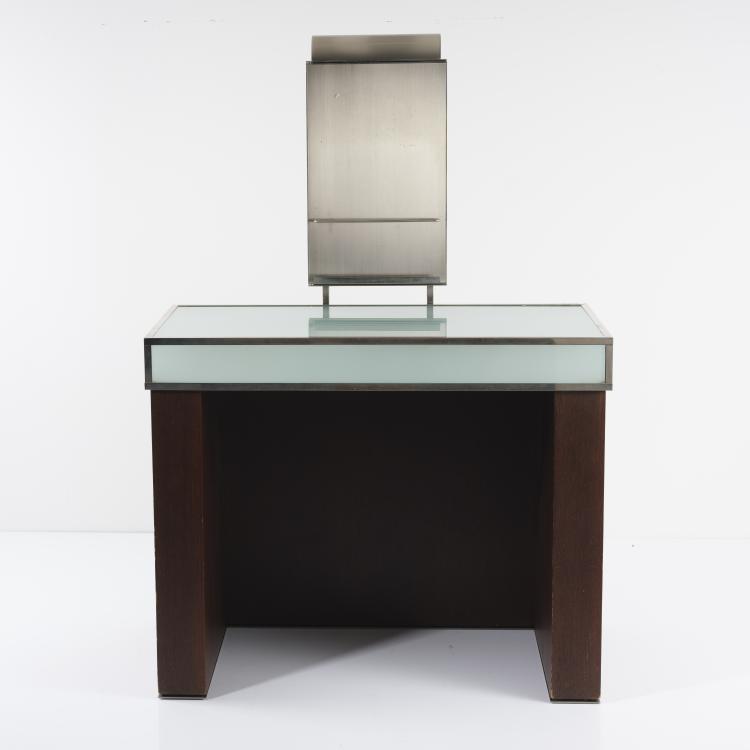 Bild 1 zu Objekt, Schreibtisch / Schminktisch mit Aufsatzspiegel, um 1989, Andr&eacute;e Putman, &Eacute;cart International, Paris, 155B 486