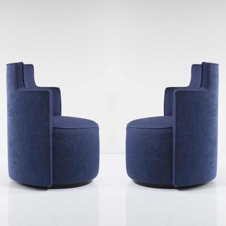 Bild 1 zu Objekt, Two easy chairs, c. 1989, Andr&eacute;e Putman, &Eacute;cart International, Paris, 155B 487