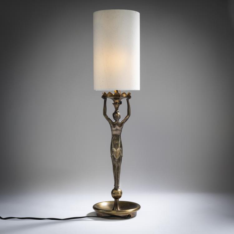 Bild 2 zu Objekt, Figural table light, c. 1920, Albert Allmann (attributed), Allmann, Albert (zugeschrieben), 156C 540