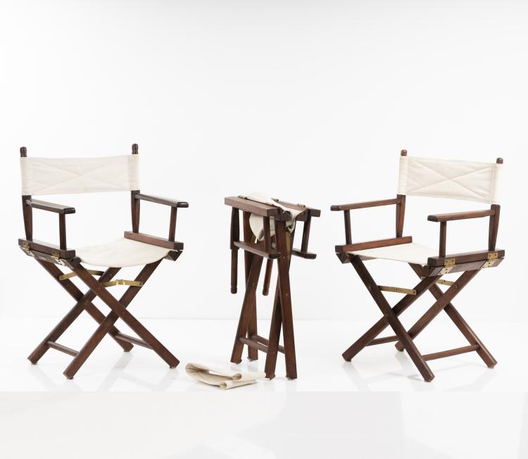 Bild 2 zu Objekt, Three 'Trip Trap' folding chairs, 1980s, Peter Karpf (attributed), Trip Trap, Aalborg, D&auml;nemark, 155B 570