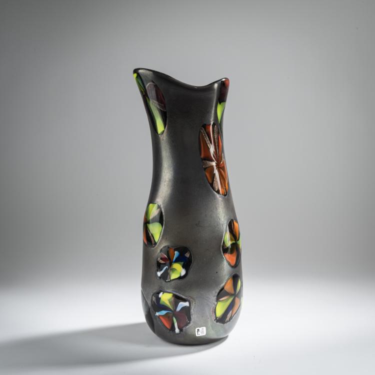 Bild 2 zu Objekt, 'Nerox Stellato' vase, 1954, Pollio Perelda, Toso, Fratelli, Murano, 155C 896