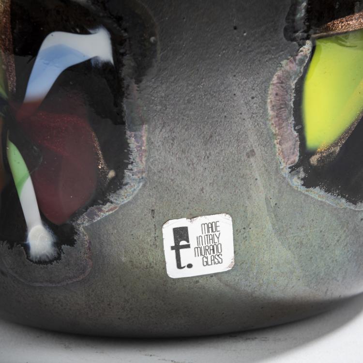 Bild 3 zu Objekt, 'Nerox Stellato' vase, 1954, Pollio Perelda, Toso, Fratelli, Murano, 155C 896