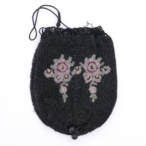 Pouch with a floral pattern, 1st half of the 20th century