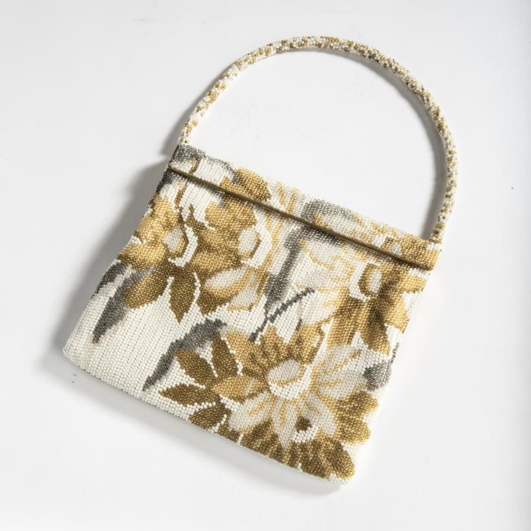 Bild 4 zu Objekt, Abendtasche mit stilisierten Sonnenblumen, 20. Jh., 157F 1386