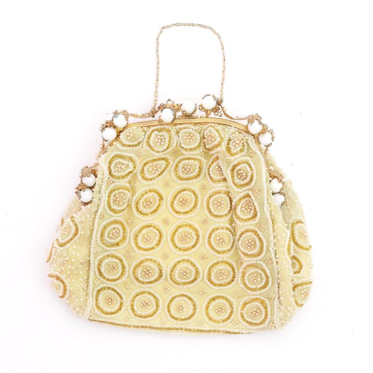 Bild 1 zu Objekt, Evening bag with circles, c. 1930, 159D 919