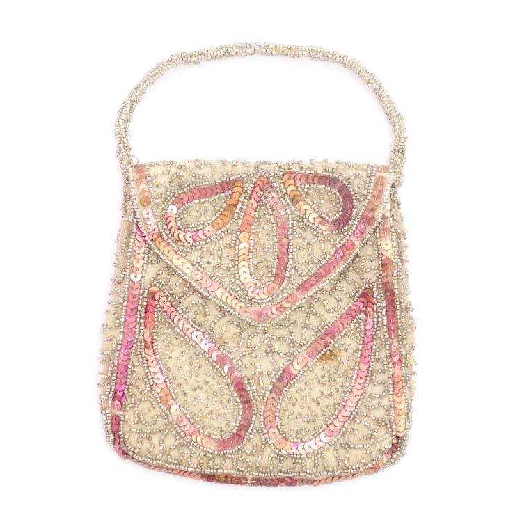 Hauptbild zu Objekt, Evening pouch with Geometric Shapes, 20th Century, 159D 921