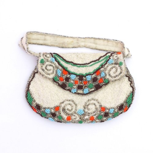 Small pouch with a graphic pattern, c. 1920