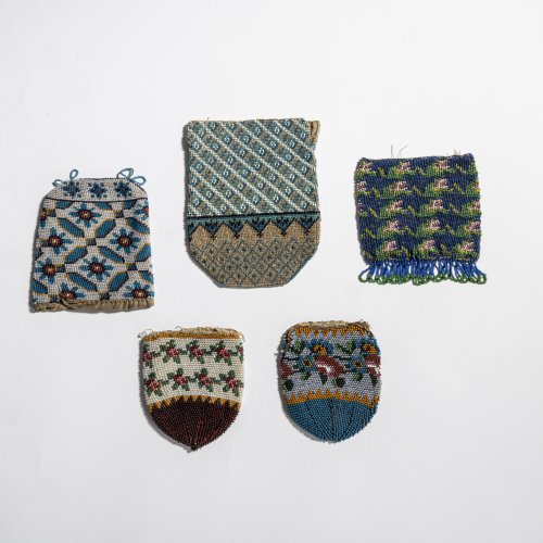 Five plates for purses, c. 1900