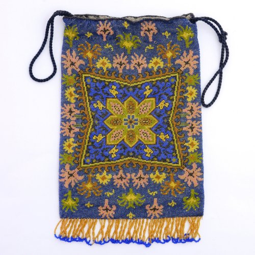 Pouch with carpet pattern, c. 1920