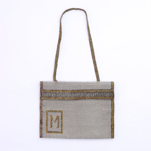 Cut aluminium flap bag 'M', c. 1920