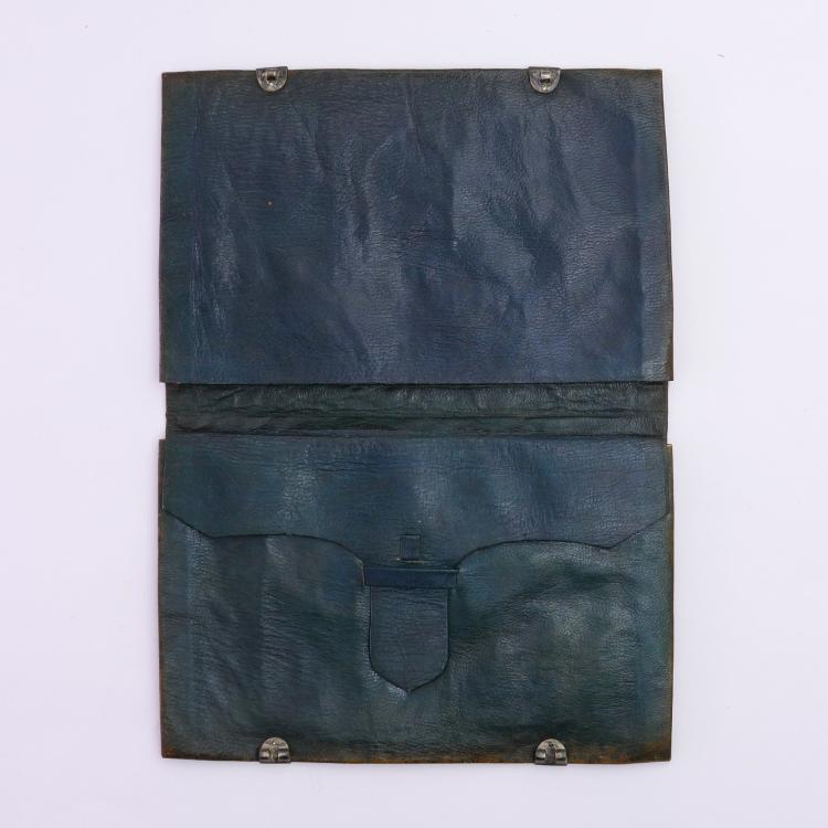Bild 2 zu Objekt, Brieftasche mit Haus und Bienenstock, 19. Jh., 157F 1405