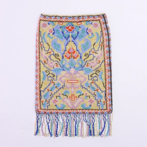 Pouch with carpet pattern, c. 1920