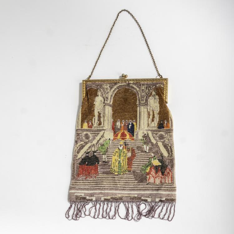 Hauptbild zu Objekt, Bag with Palazzo Ducale, c. 1910, 157F 1299