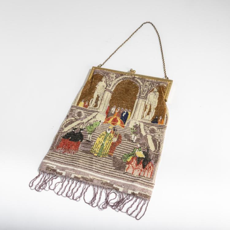 Bild 1 zu Objekt, Bag with Palazzo Ducale, c. 1910, 157F 1299