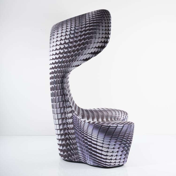 Bild 2 zu Objekt, Armlehnsessel 'Drum Chair Nr. 1', 2016, Mac Stopa, Cappellini, Mailand, 155B 591
