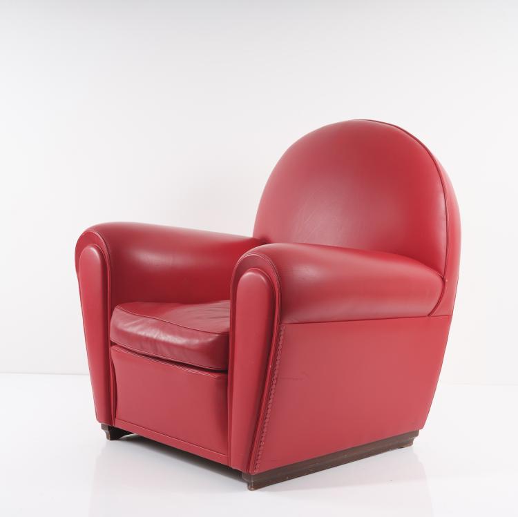 Hauptbild zu Objekt, 'Vanity Fair' - '904' easy chair, 1930, Poltrona Frau, Tolentino, 155A 3