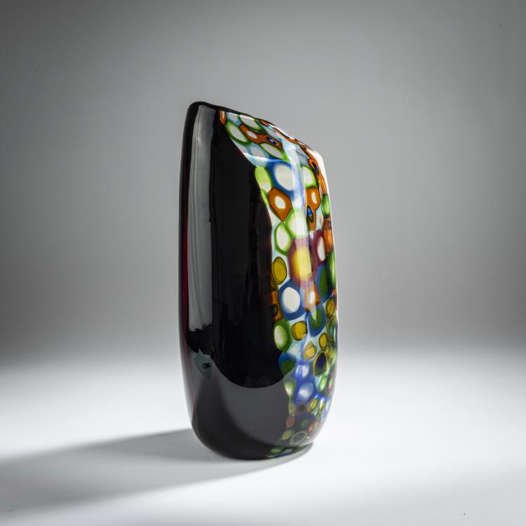 Hauptbild zu Objekt, 'Con fasce e murrine' vase, c. 1956, Anzolo Fuga, A.Ve.M., Murano, 155C 913