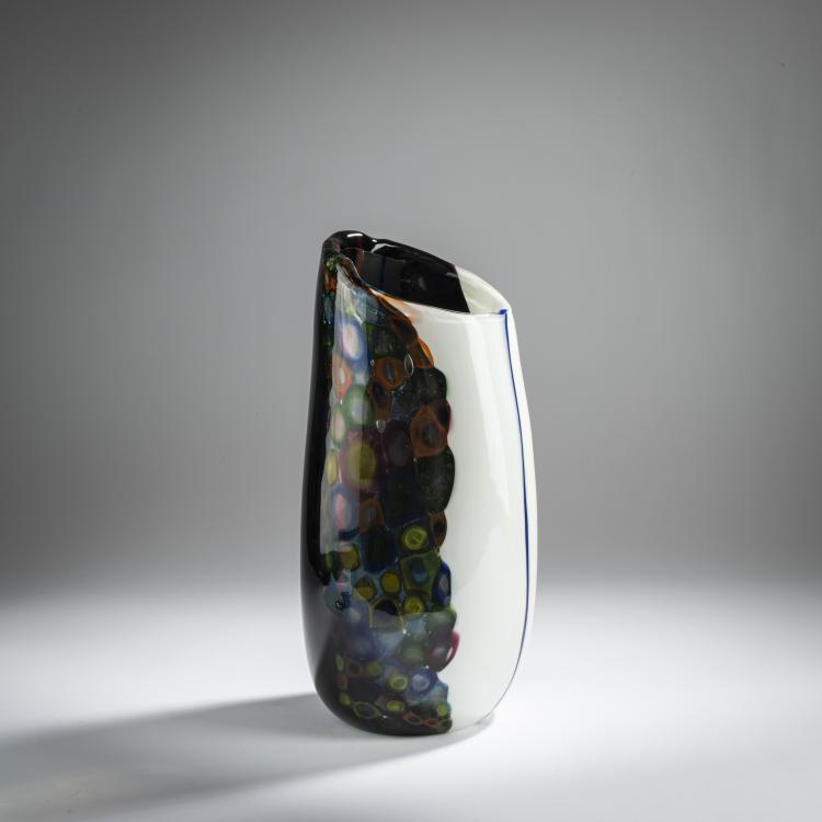 Bild 4 zu Objekt, 'Con fasce e murrine' vase, c. 1956, Anzolo Fuga, A.Ve.M., Murano, 155C 913