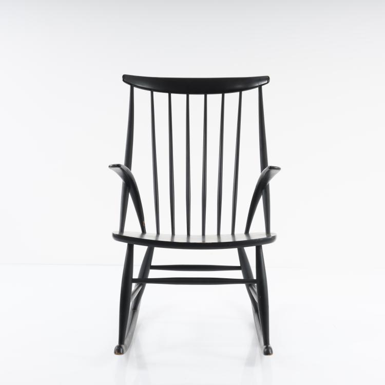 Bild 1 zu Objekt, Rocking chair 'Gyngestol No. 3', 1958, Illum Wikkels&oslash;, N. Eilersen, Skamby, 155B 477