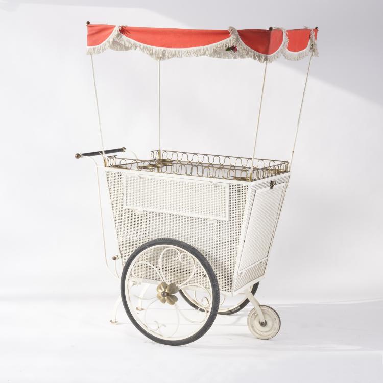 Hauptbild zu Objekt, Barwagen, um 1955, Deutschland, 155B 472