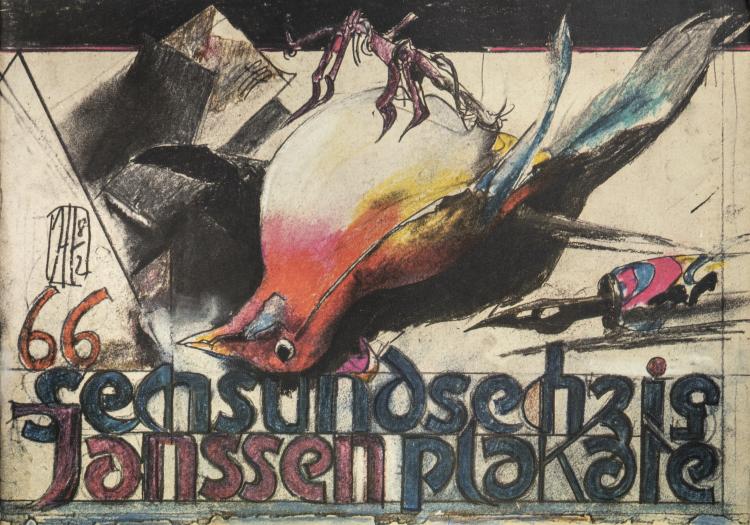 Hauptbild zu Objekt, 66 Janssenplakate, 1982, Horst Janssen, 155B 664
