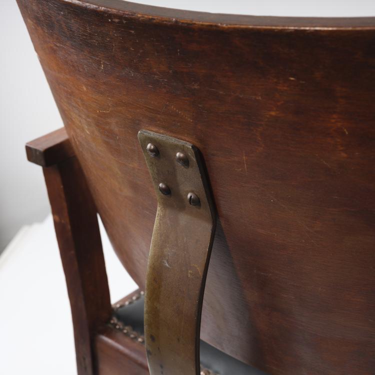 Bild 3 zu Objekt, Zwei Armlehnst&uuml;hle, 1930er Jahre, Lajos Kozma (zugeschrieben), Heisler, Jozsef (zugeschrieben), 155B 279