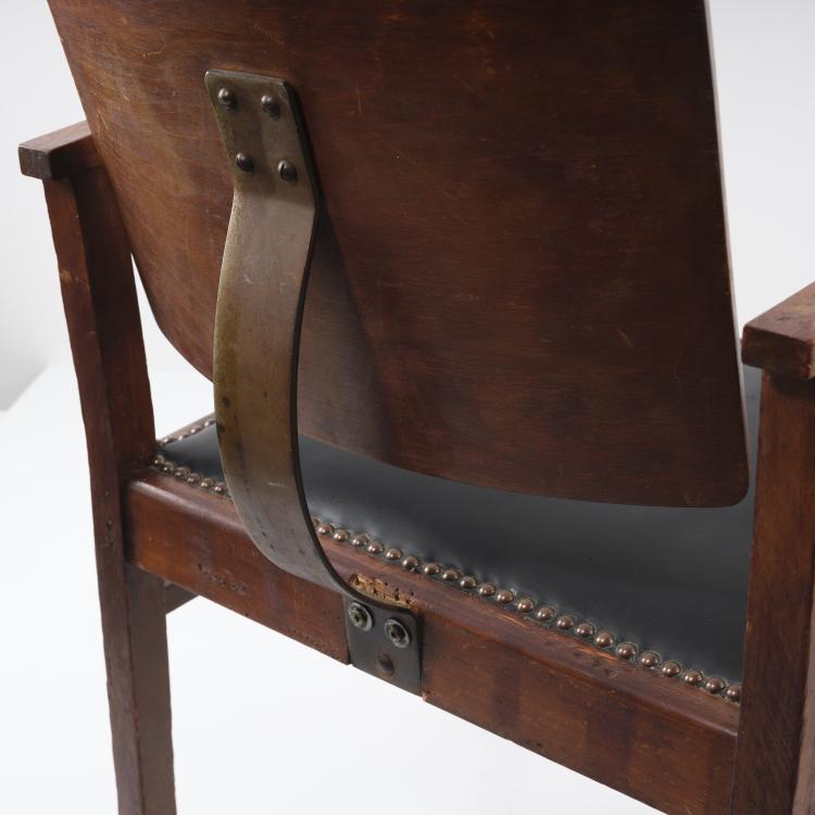 Bild 6 zu Objekt, Zwei Armlehnst&uuml;hle, 1930er Jahre, Lajos Kozma (zugeschrieben), Heisler, Jozsef (zugeschrieben), 155B 279