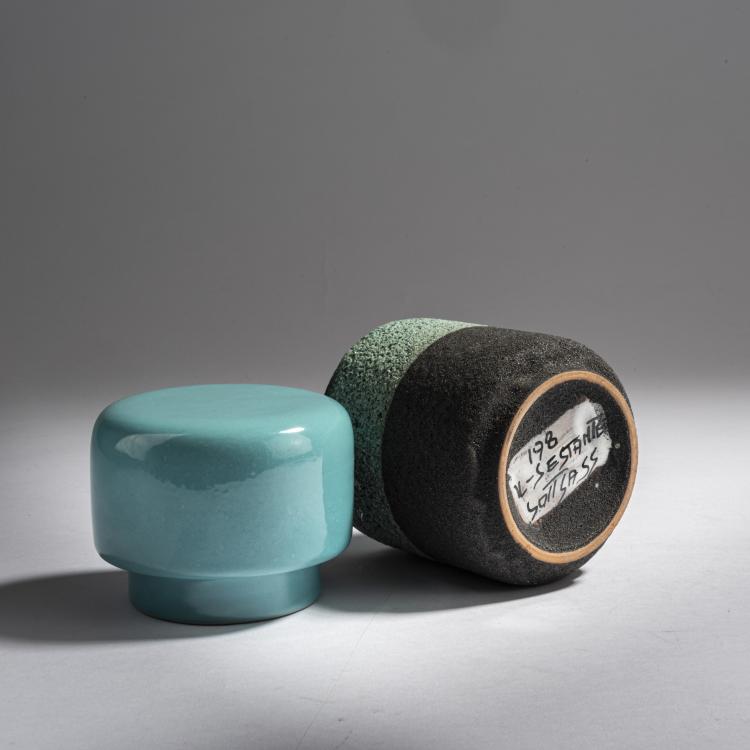 Bild 2 zu Objekt, Box and cover '198-C', 1955, Ettore Sottsass, Bitossi, Montelupo; Il Sestante, Mailand, 155A 89