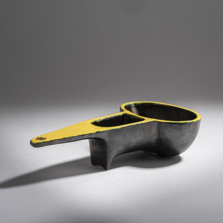 Bild 2 zu Objekt, Handgeformte Bonbon-Schale '194-A', 1958, Ettore Sottsass, Bitossi, Montelupo; Il Sestante, Mailand, 155A 88