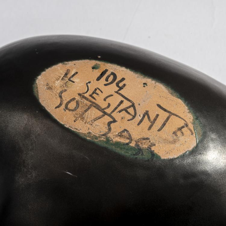 Bild 5 zu Objekt, Handgeformte Bonbon-Schale '194-A', 1958, Ettore Sottsass, Bitossi, Montelupo; Il Sestante, Mailand, 155A 88