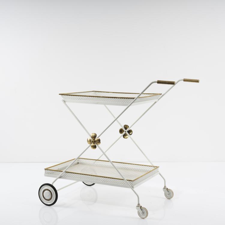 Bild 1 zu Objekt, Servierwagen, um 1958, Vereinigte Werkst&auml;tten, M&uuml;nchen (zugeschrieben), 155B 481