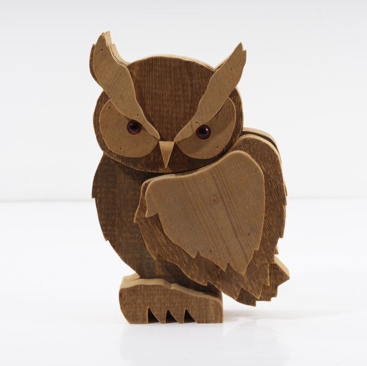 Bild 1 zu Objekt, Skulptur Eule, 1970/80er Jahre, Gualverio Michelangeli, Michelangeli, Gualverio, 155A 99