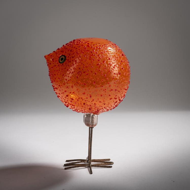 Hauptbild zu Objekt, 'Pulcino' bird, 1962, Alessandro Pianon, Vistosi, Gino, Murano, 155C 921
