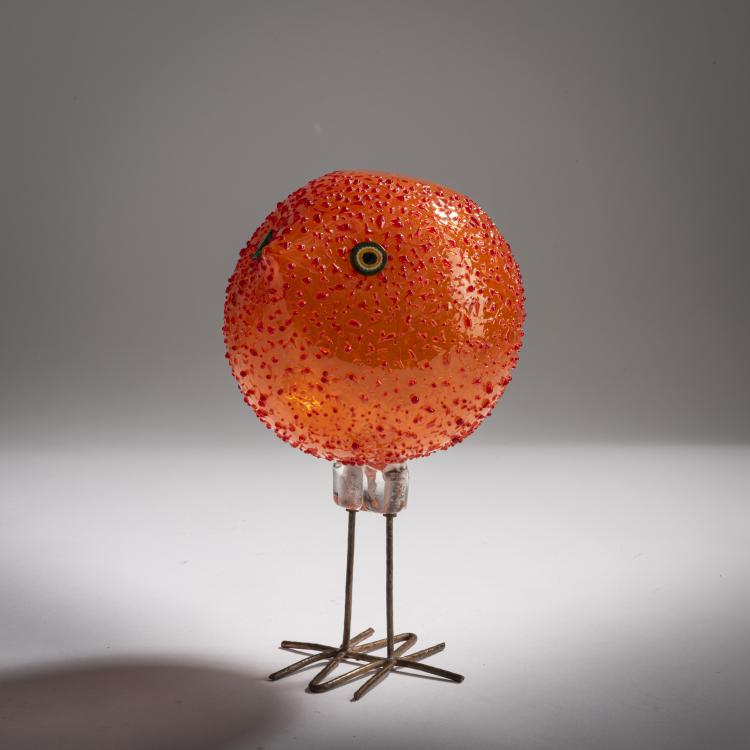Bild 1 zu Objekt, 'Pulcino' bird, 1962, Alessandro Pianon, Vistosi, Gino, Murano, 155C 921