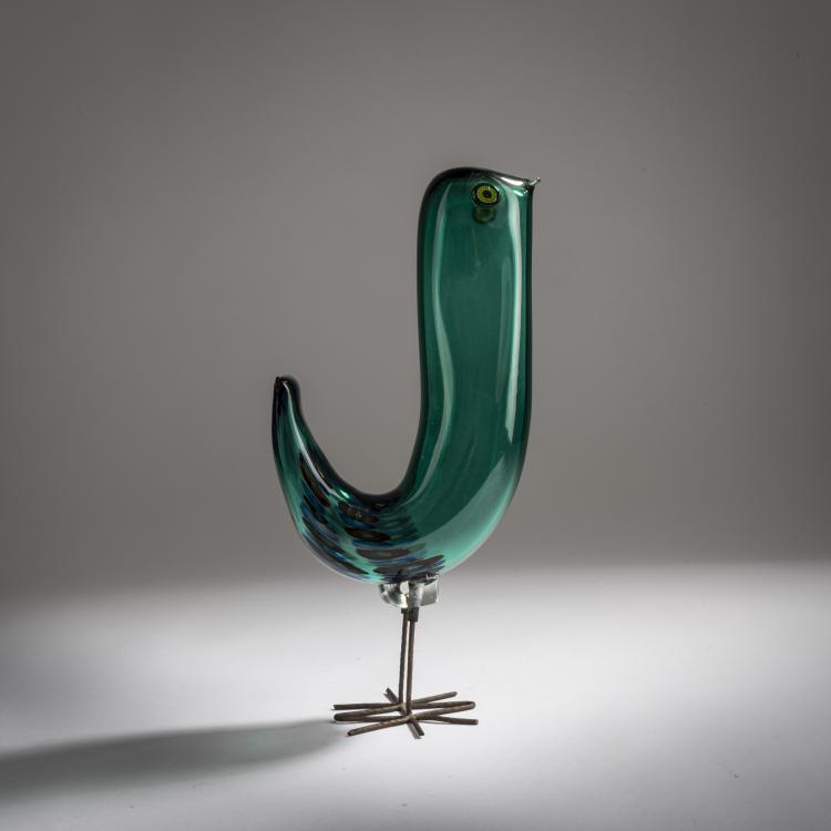 Hauptbild zu Objekt, 'Pulcino' bird, 1962, Alessandro Pianon, Vistosi, Gino, Murano, 155C 923