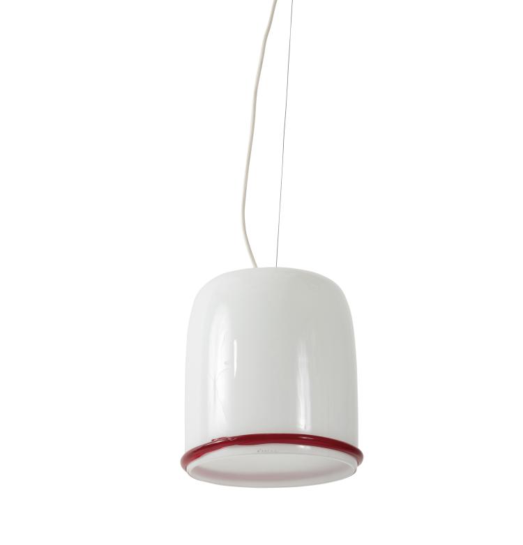 Hauptbild zu Objekt, Pendant light, c. 1977, Ettore Sottsass, Vistosi, Murano, 155A 187