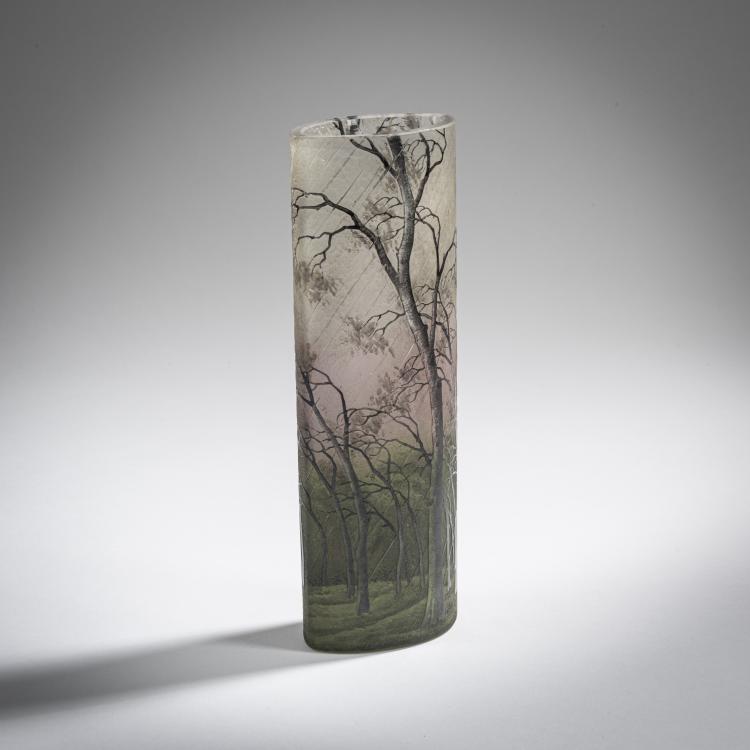 Bild 1 zu Objekt, Vase 'Pluviose' oder 'Une pluie', 1900, Henri Berg&eacute;,Antonin Daum, Daum Fr&egrave;res, Nancy, 156B 107