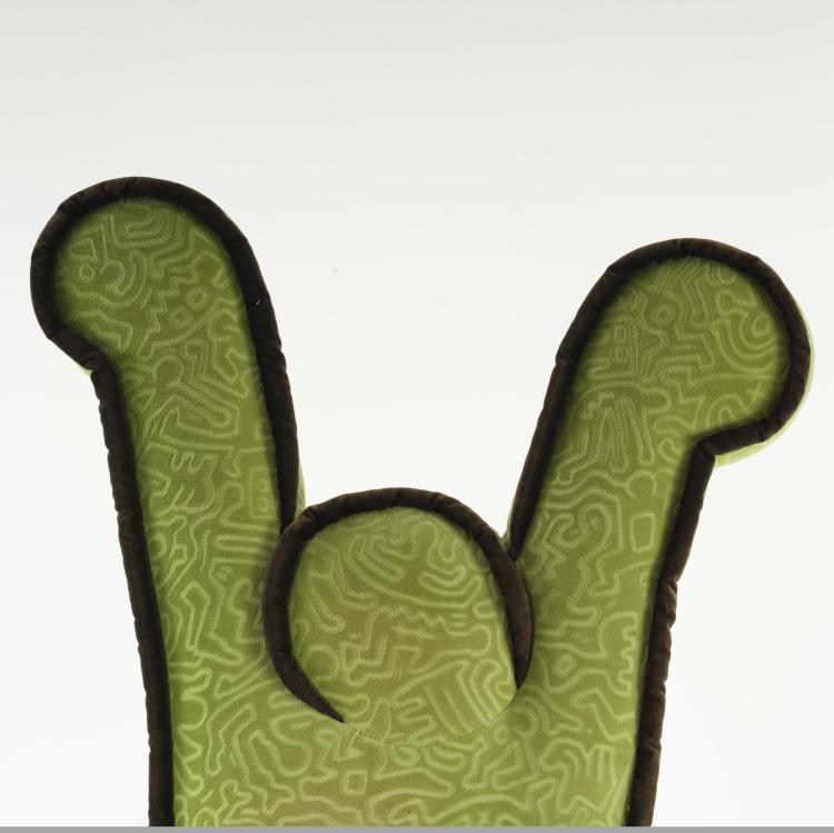 Bild 3 zu Objekt, 'Hurrah' high-back chair, c. 1998, Keith Haring (after), Bretz, Gensingen, 155B 584