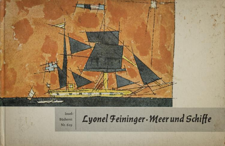 Hauptbild zu Objekt, Lyonel Feininger. Rotes Meer und gelbe Schiffe, 1961, Lyonel Feininger, 155B 612