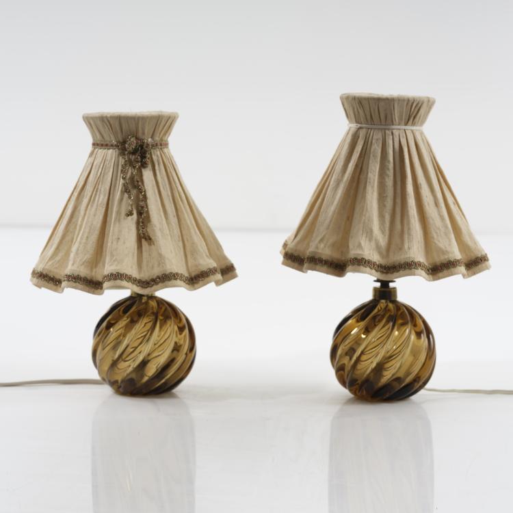 Bild 2 zu Objekt, Two table lights, c. 1935, Paolo Venini, Venini, Murano, 155A 6
