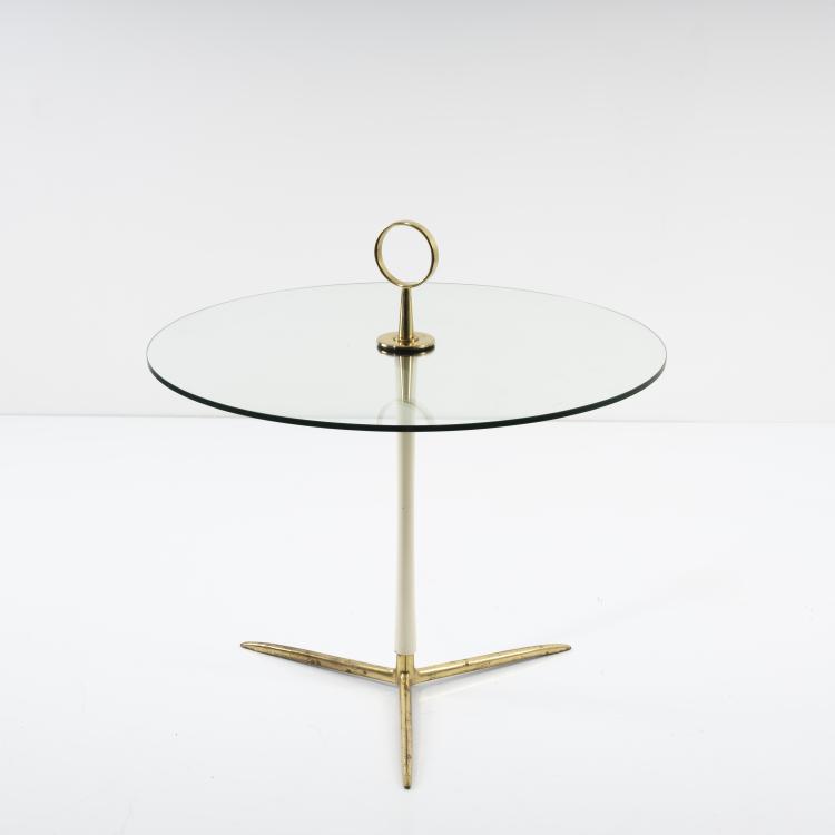 Bild 1 zu Objekt, Beistelltisch, um 1955, Vereinigte Werkst&auml;tten, M&uuml;nchen, 155B 453