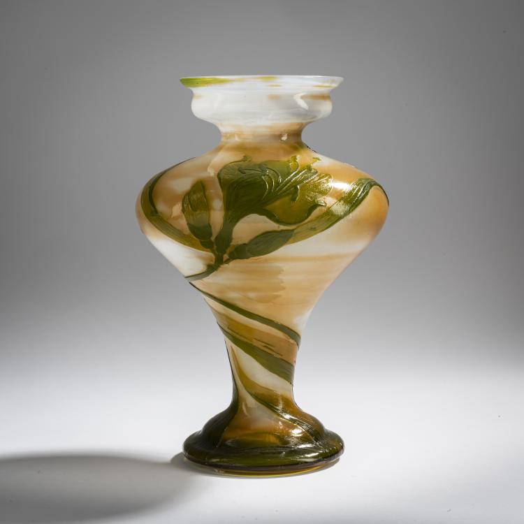 Hauptbild zu Objekt, Vase 'Lys', um 1900, Muller, Henri, Croismare, 156B 258
