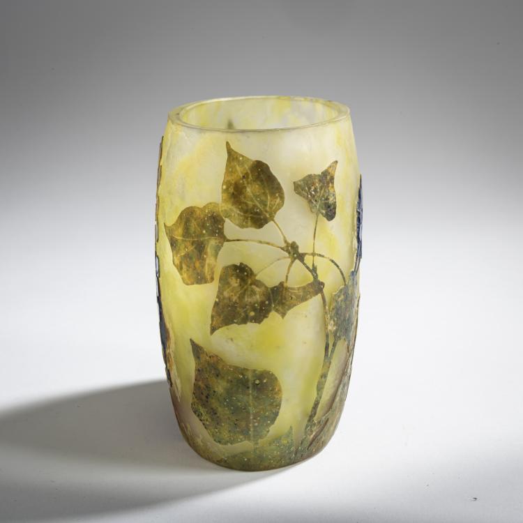 Bild 3 zu Objekt, 'Je meurs o&ugrave; je m'attache' vase, c. 1910, Antonin Daum, Daum Fr&egrave;res, Nancy, 156B 137