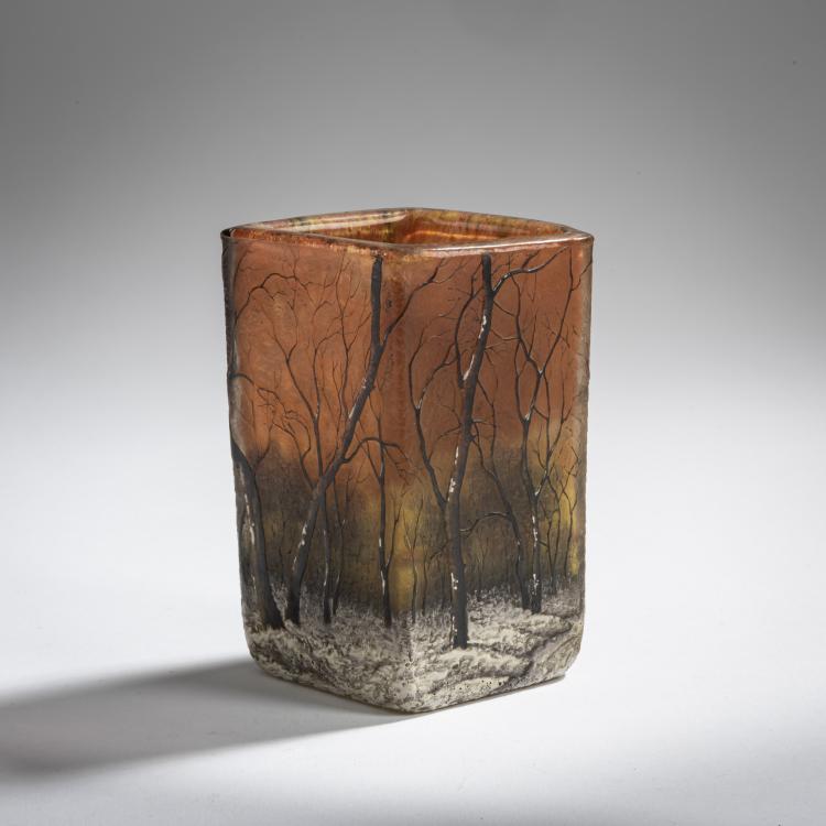 Bild 2 zu Objekt, Vase 'Cr&eacute;puscule neige' oder 'Paysage hiver', um 1906, Antonin Daum, Daum Fr&egrave;res, Nancy, 156B 124