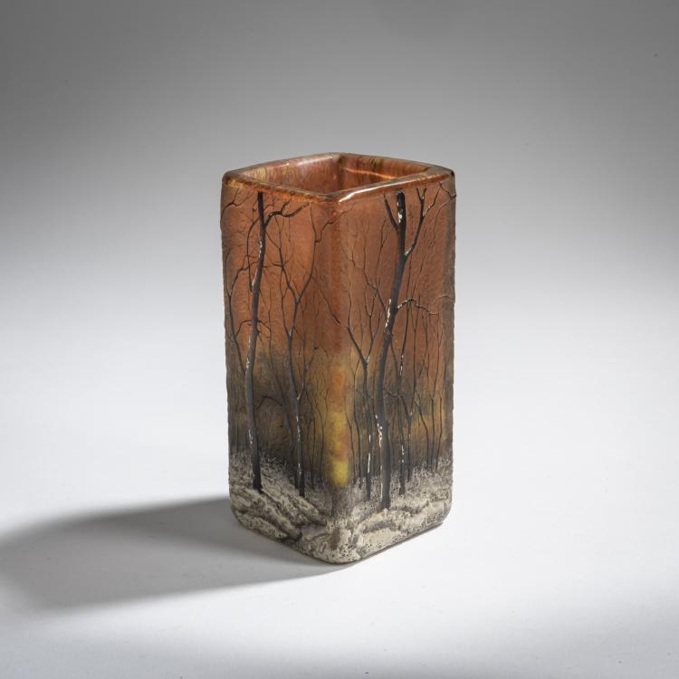 Bild 3 zu Objekt, Vase 'Cr&eacute;puscule neige' oder 'Paysage hiver', um 1906, Antonin Daum, Daum Fr&egrave;res, Nancy, 156B 124